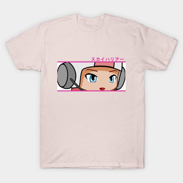 LT Skylar SkyHarrier Game Official T-Shirt by ninjainatux